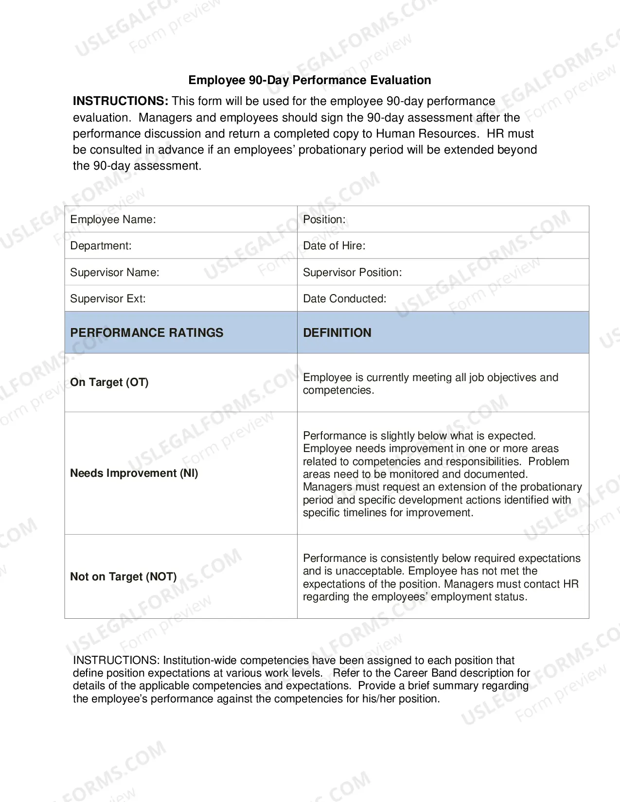 Employee Performance Evaluation Samples Employee Performance Evaluation Samples