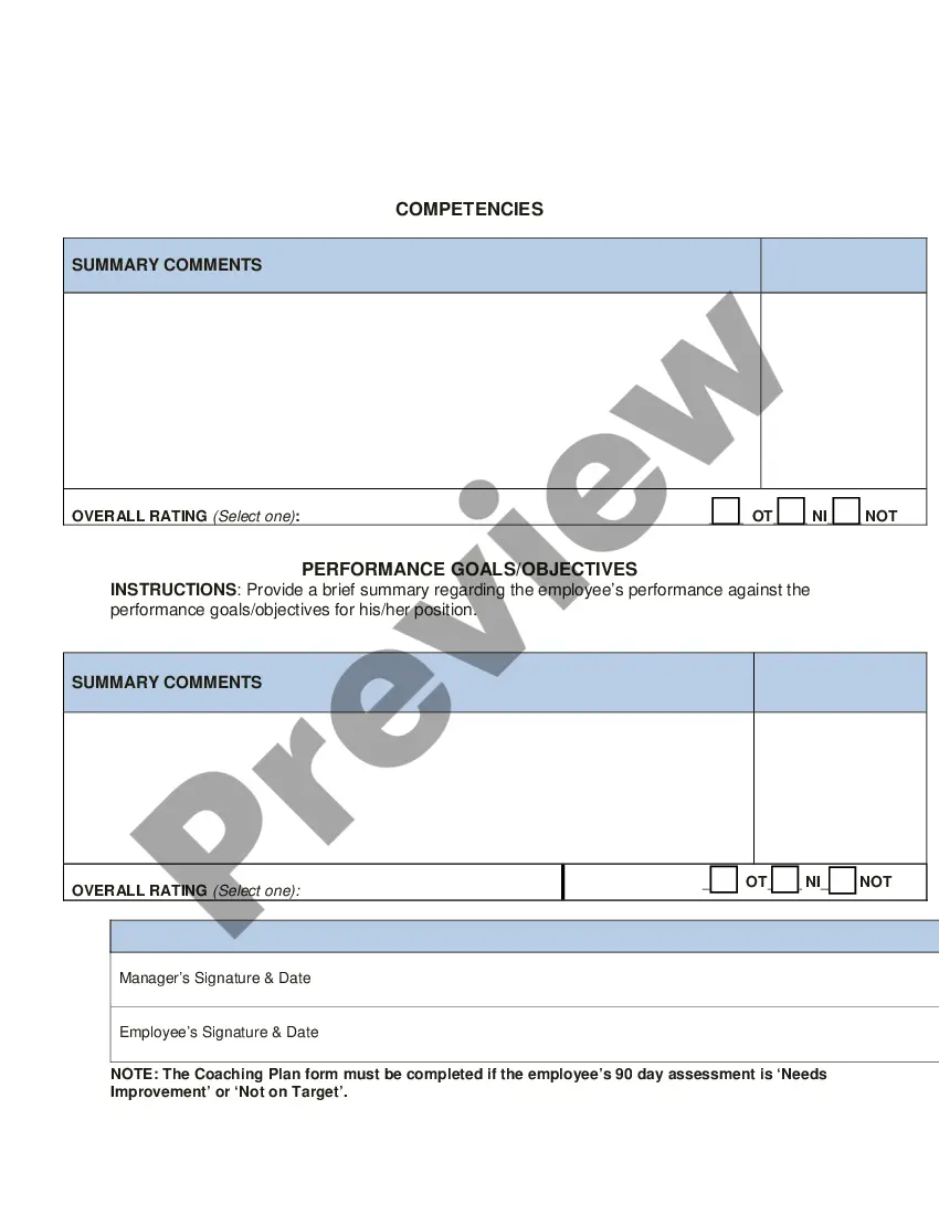 Get Employee 90 Day Performance Evaluation Preview Employee 90 Day Performance Evaluation