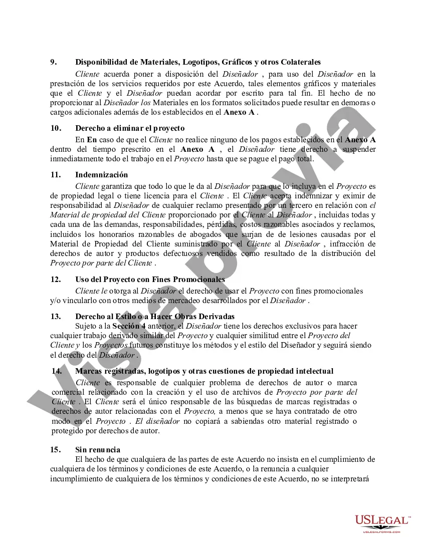 Preview Contrato de servicios de diseño gráfico