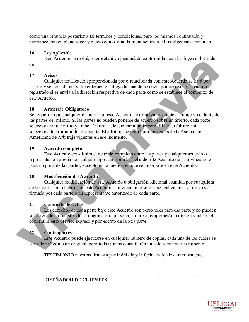 Preview Contrato de servicios de diseño gráfico