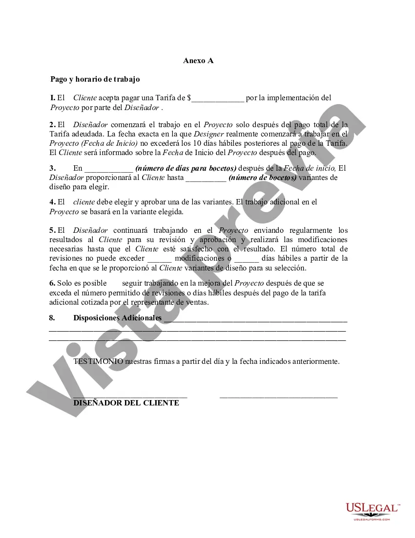 Preview Contrato de servicios de diseño gráfico