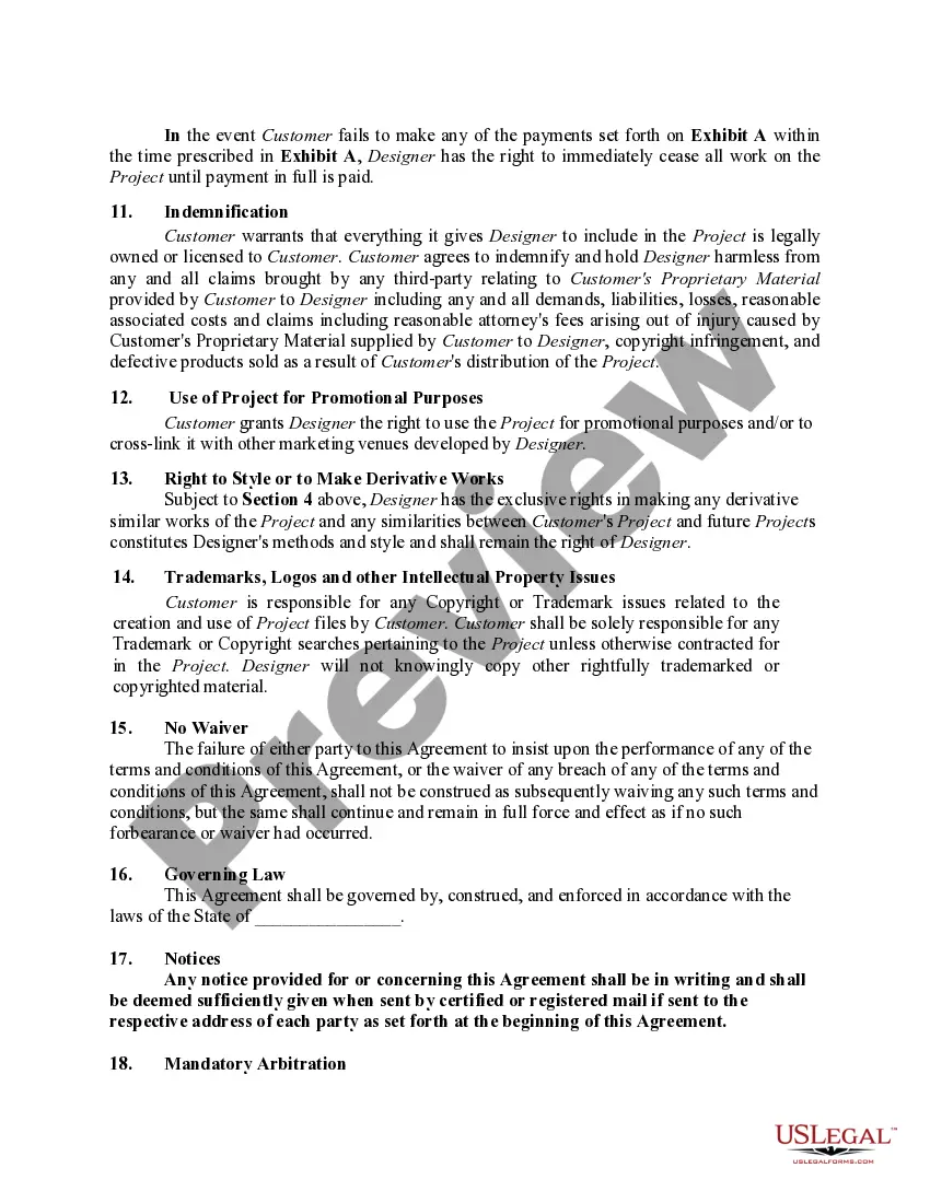 Get Graphic Design Services Agreement Preview Graphic Design Services Agreement