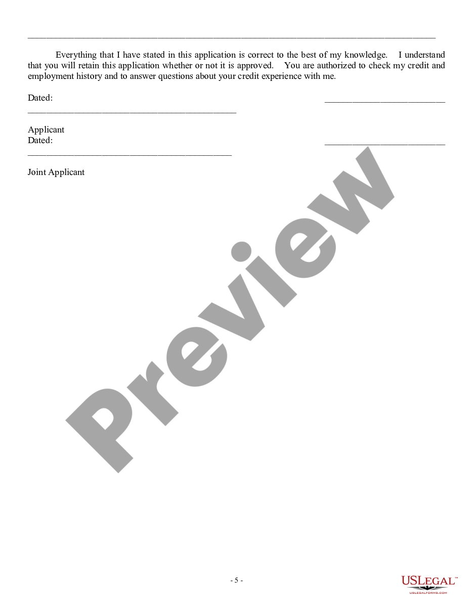 page 4 Consumer Loan Application - Personal Loan Agreement preview