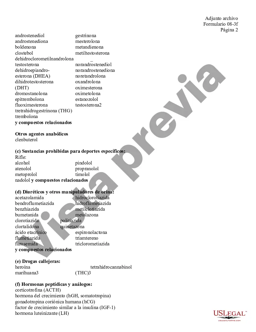 Preview Consentimiento de prueba de drogas para atletismo de la División III de la NCAA