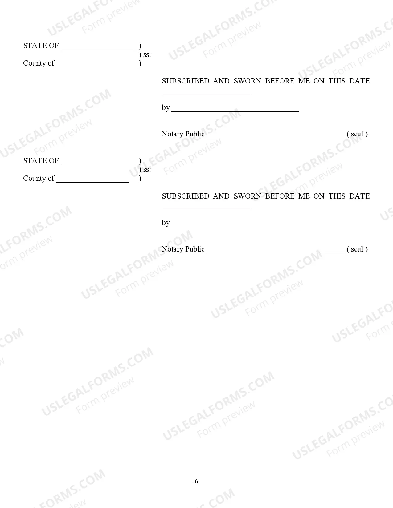 Preview Agreement for Sale - Residential