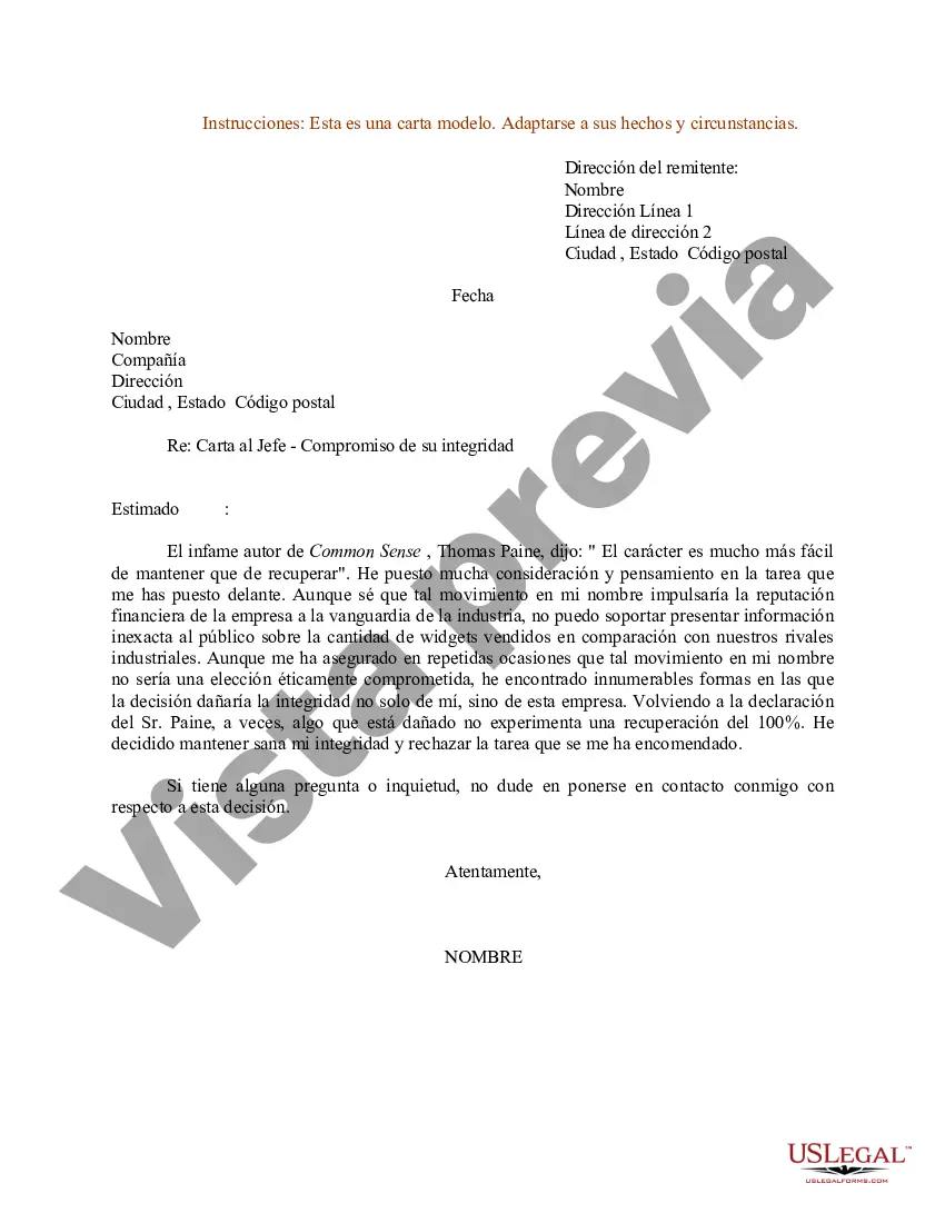 Preview Ejemplo de carta de compromiso de integridad