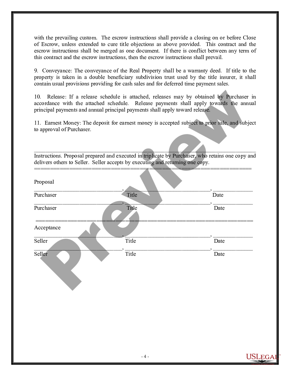 page 3 Purchase Contract and Receipt - Residential preview
