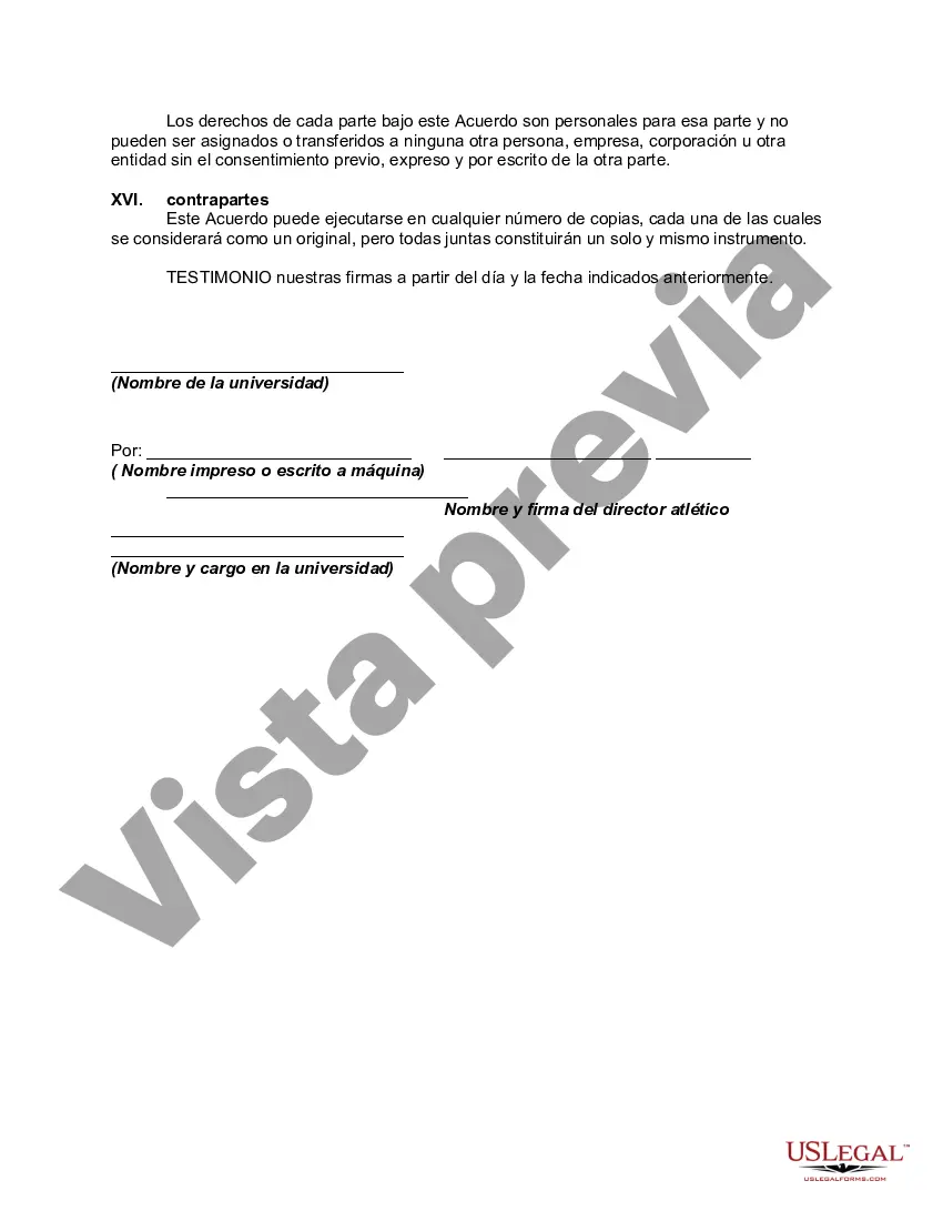 Preview Acuerdo entre Colegio o Universidad y Director Atlético