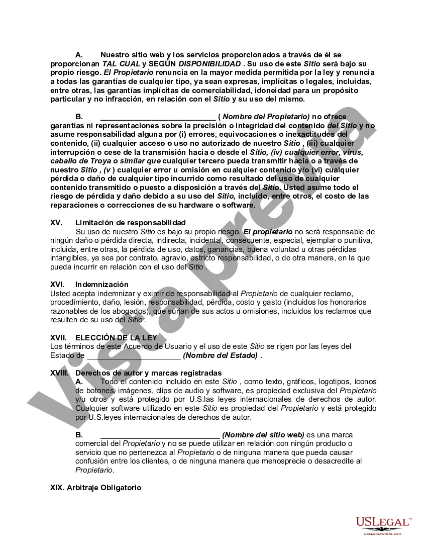 Get Acuerdo de usuario de suscripción al sitio web - Condiciones de uso del sitio web que ofrece a los miembros la oportunidad de vender productos en línea Preview Acuerdo de usuario de suscripción al sitio web - Condiciones de uso del sitio web que ofrece a los miembros la oportunidad de vender productos en línea