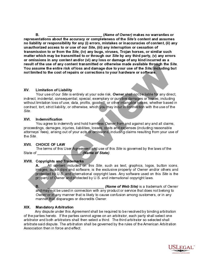 Get Website Subscription User Agreement - Terms of Use for Website Offering Members Opportunity to Sell Products Online Preview Website Subscription User Agreement - Terms of Use for Website Offering Members Opportunity to Sell Products Online
