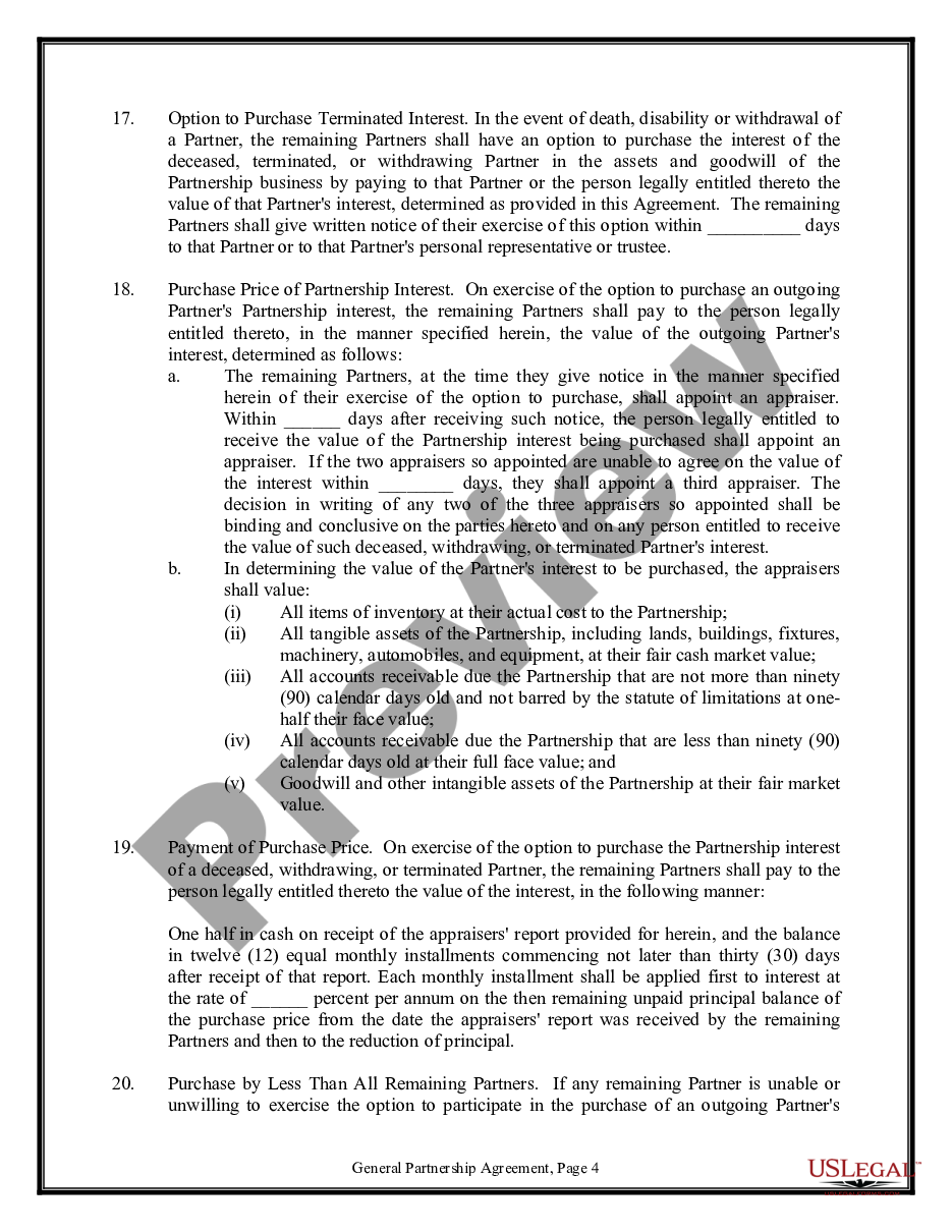 page 3 General Partnership Agreement - version 2 preview