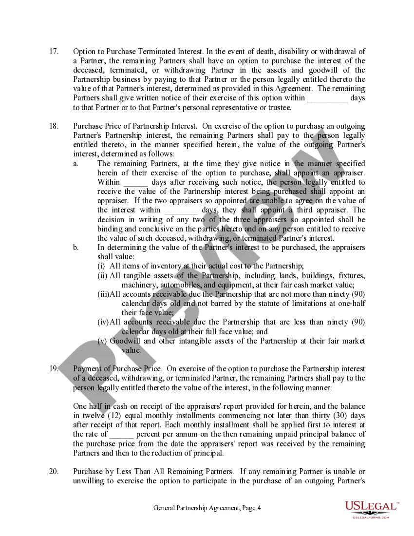 Get General Partnership Agreement - version 2 Preview General Partnership Agreement - version 2