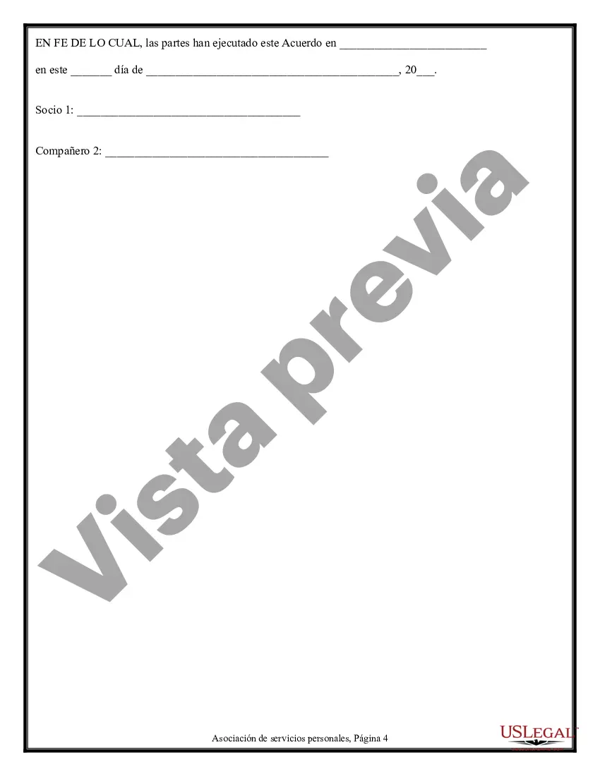 Preview Acuerdo de asociación de servicios personales