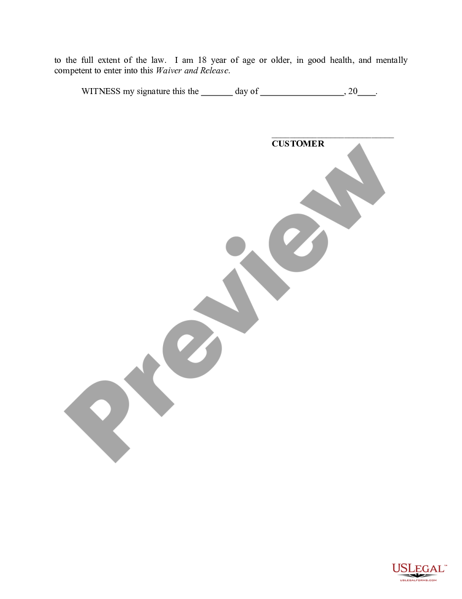 Reiki Waiver Form Template With Pictures US Legal Forms