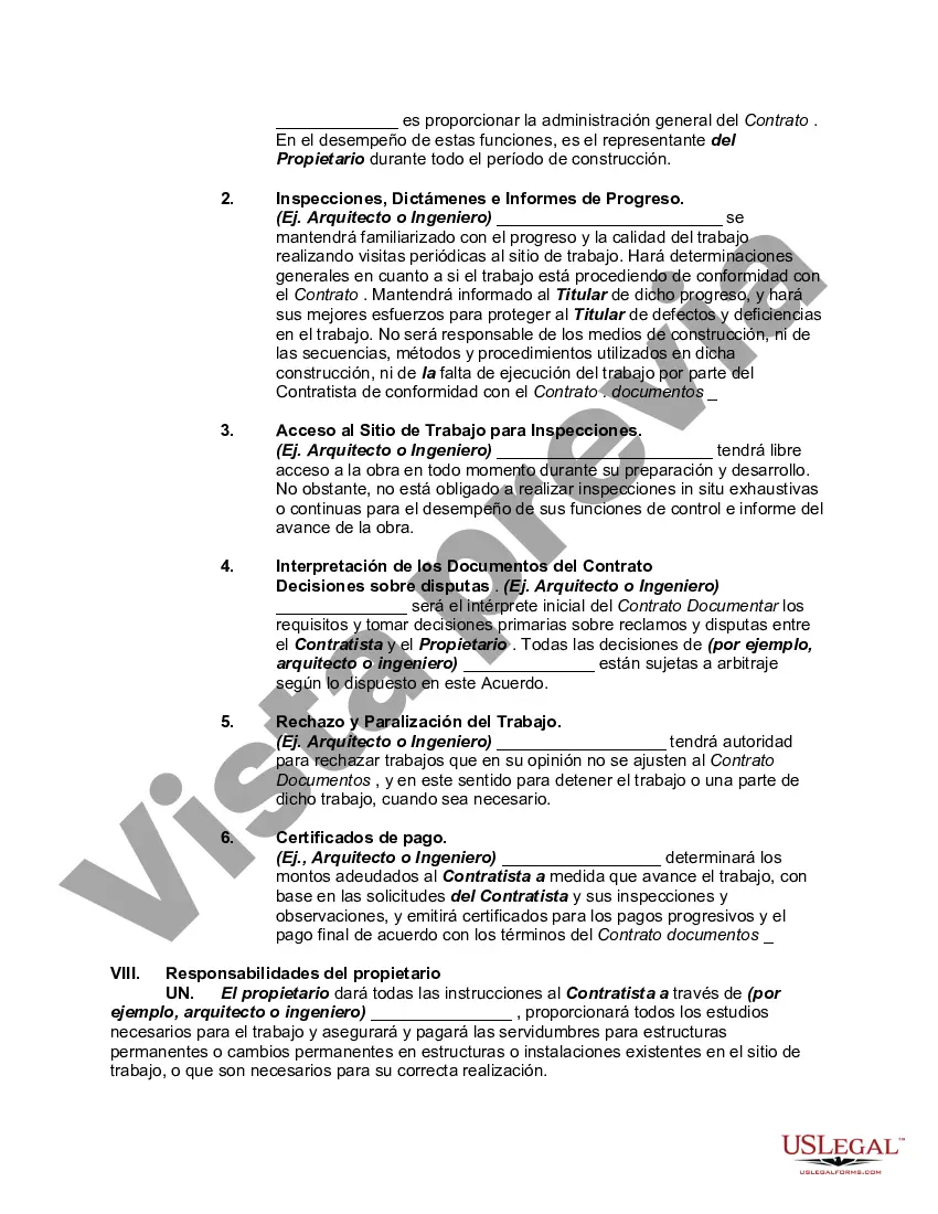 Get Contrato Básico de Edificación y Construcción entre Propietario y Contratista Preview Contrato Básico de Edificación y Construcción entre Propietario y Contratista