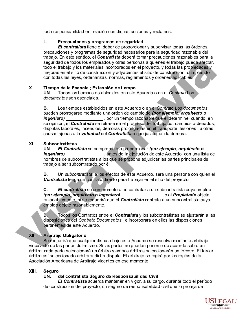 Get Contrato Básico de Edificación y Construcción entre Propietario y Contratista Preview Contrato Básico de Edificación y Construcción entre Propietario y Contratista