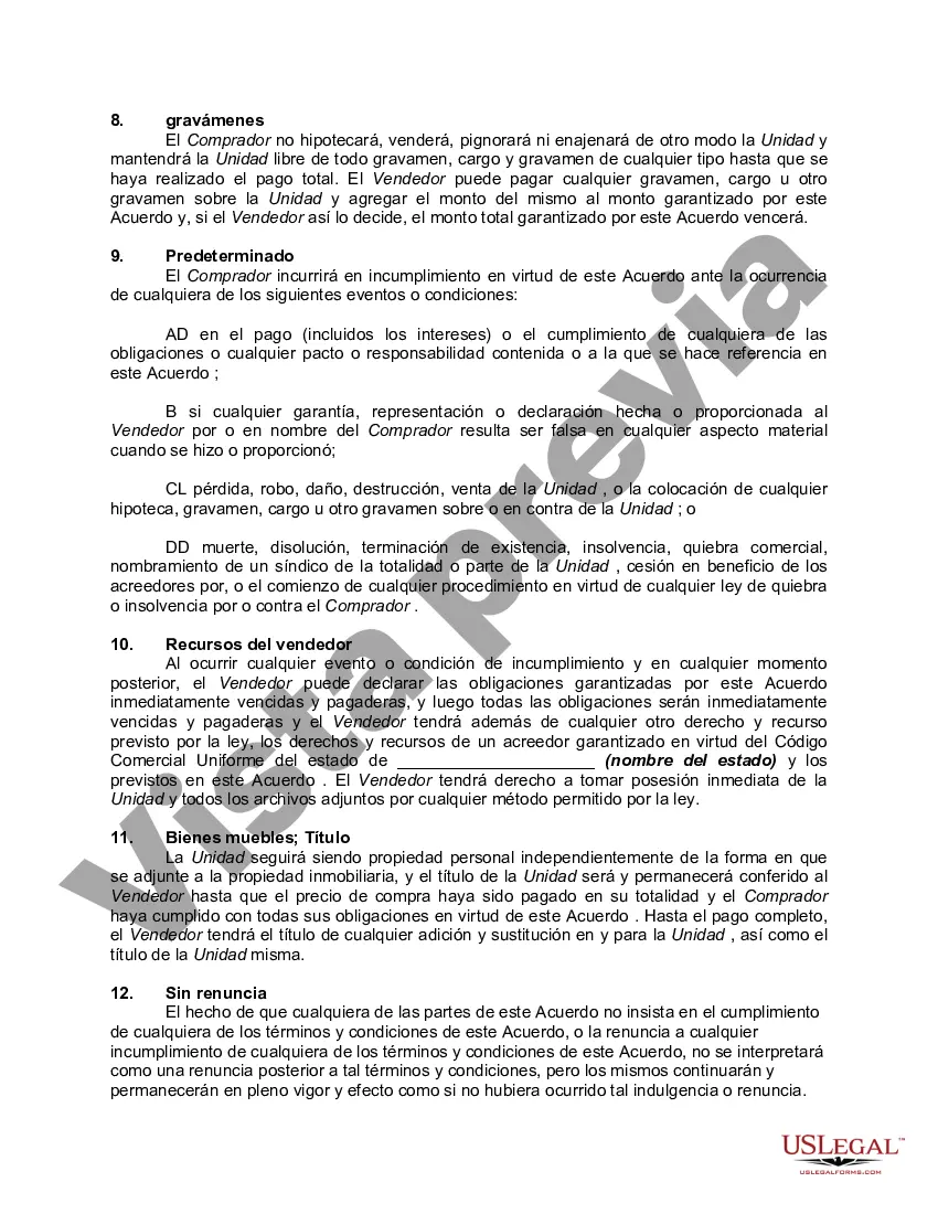 Preview Acuerdo de Venta de Yogurt Maker con Garantías Express