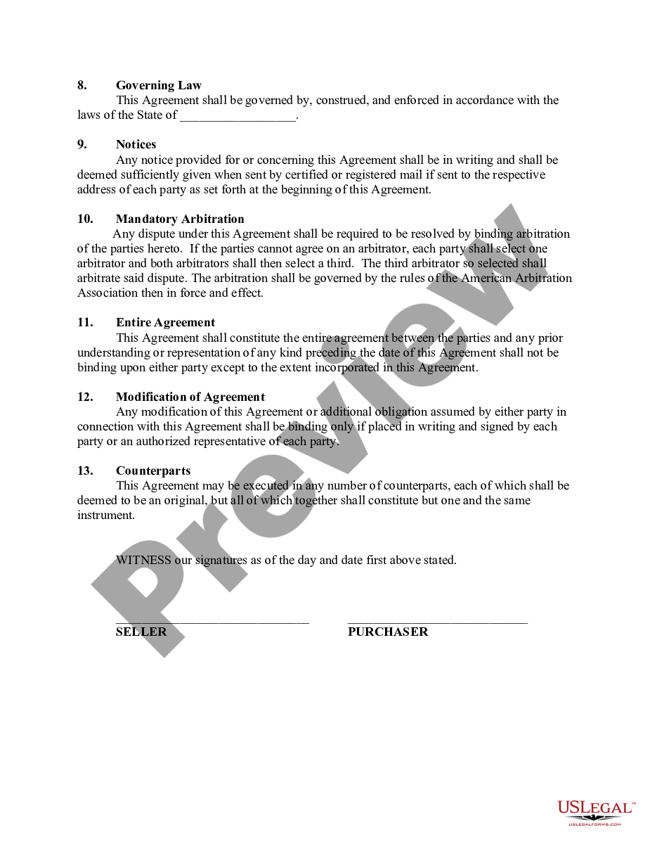 page 2 Agreement for Sale of Dental and Orthodontic Practice preview