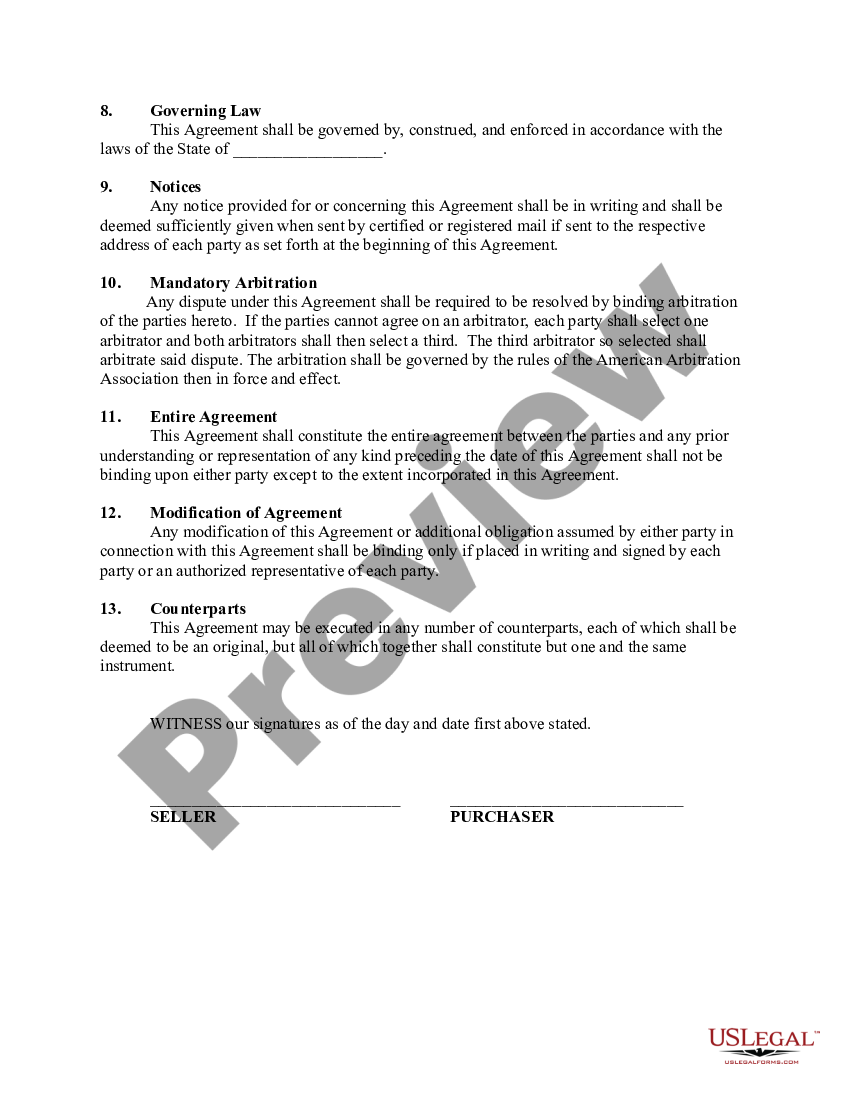 Agreement for Sale of Dental and Orthodontic Practice Agreement