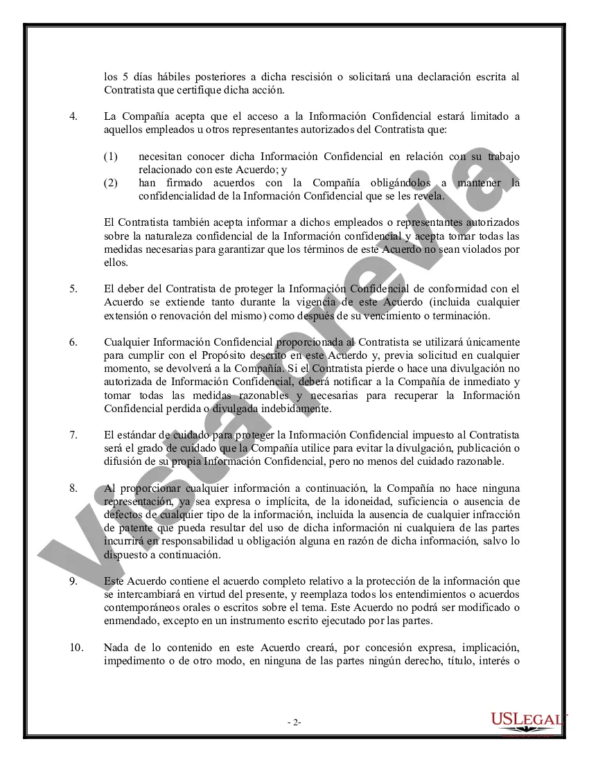 Preview Acuerdo de confidencialidad para el desarrollo de software