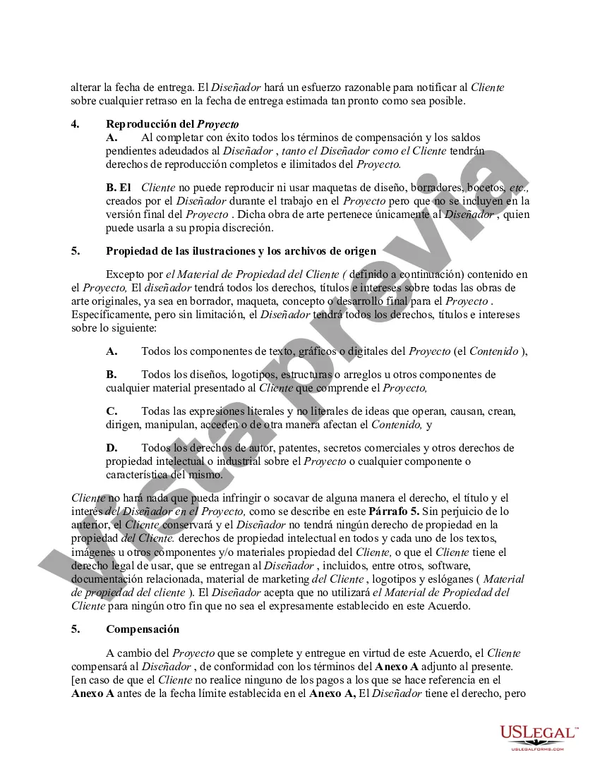 Preview Acuerdo de servicios de diseño