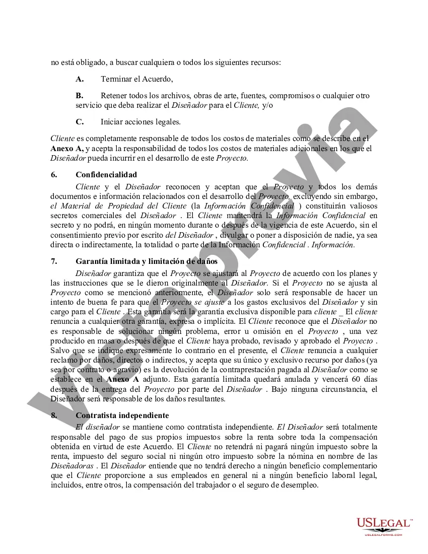 Preview Acuerdo de servicios de diseño