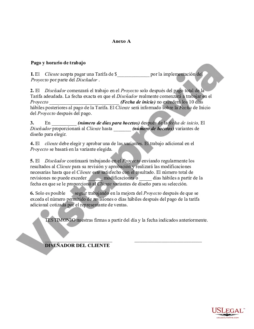 Preview Acuerdo de servicios de diseño