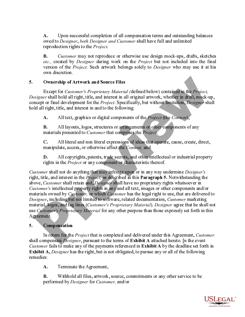 Get Design Services Agreement Preview Design Services Agreement