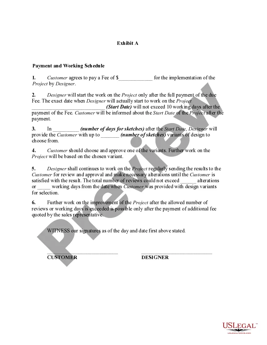 Get Design Services Agreement Preview Design Services Agreement