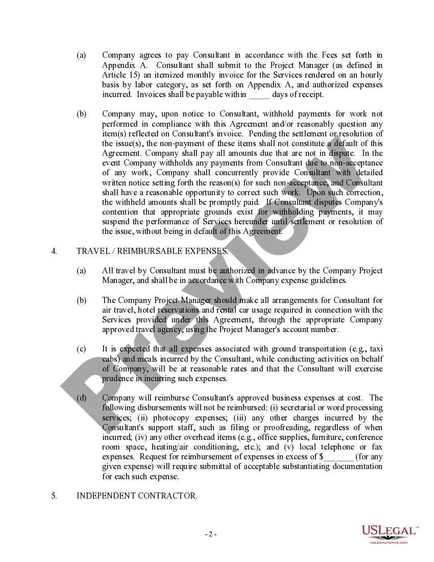 Get Consulting Agreement - Services and Deliverables - Detailed Preview Consulting Agreement - Services and Deliverables - Detailed