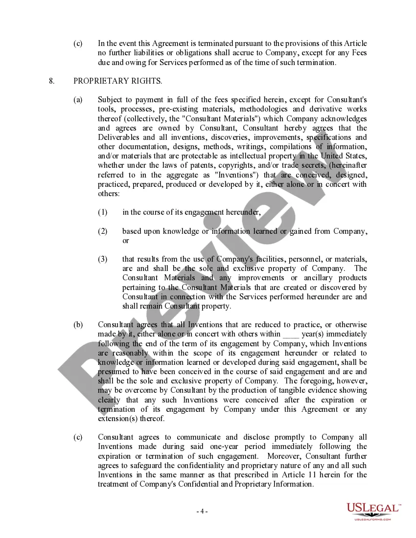 Get Consulting Agreement - Services and Deliverables - Detailed Preview Consulting Agreement - Services and Deliverables - Detailed