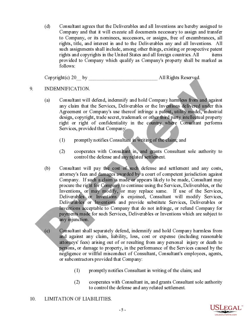 Get Consulting Agreement - Services and Deliverables - Detailed Preview Consulting Agreement - Services and Deliverables - Detailed