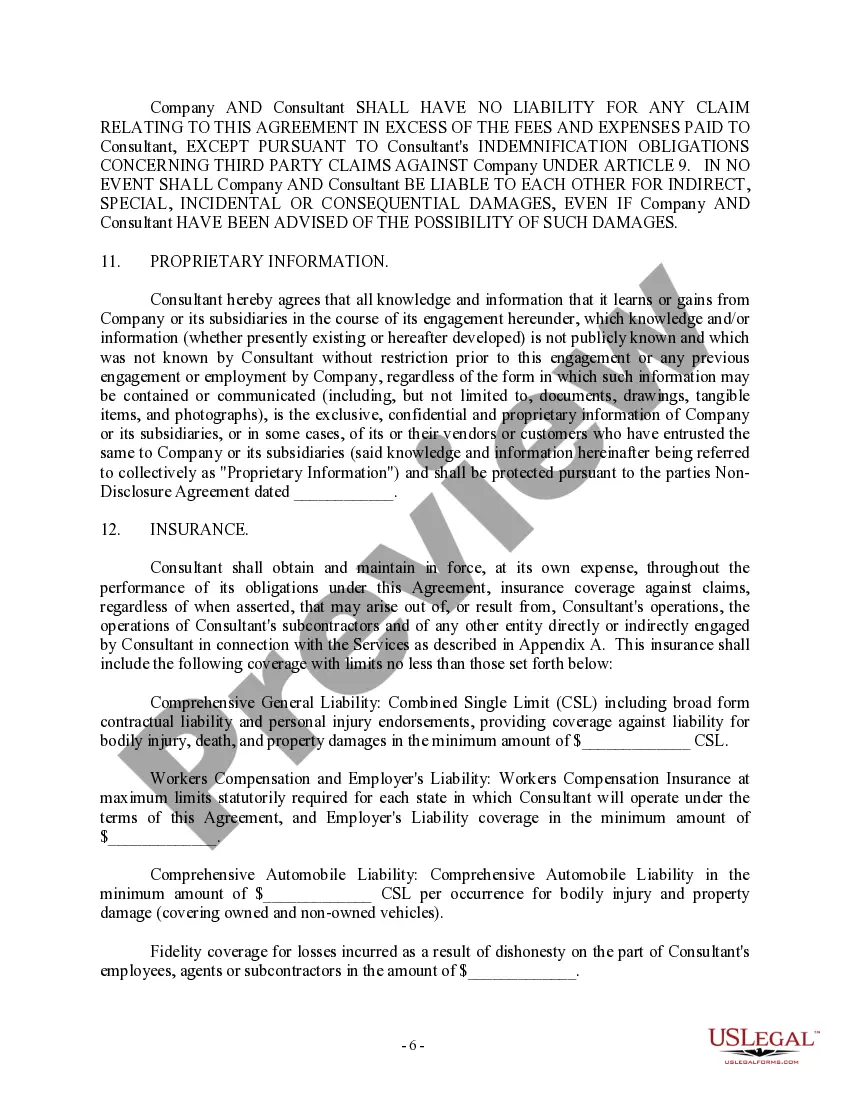 Get Consulting Agreement - Services and Deliverables - Detailed Preview Consulting Agreement - Services and Deliverables - Detailed
