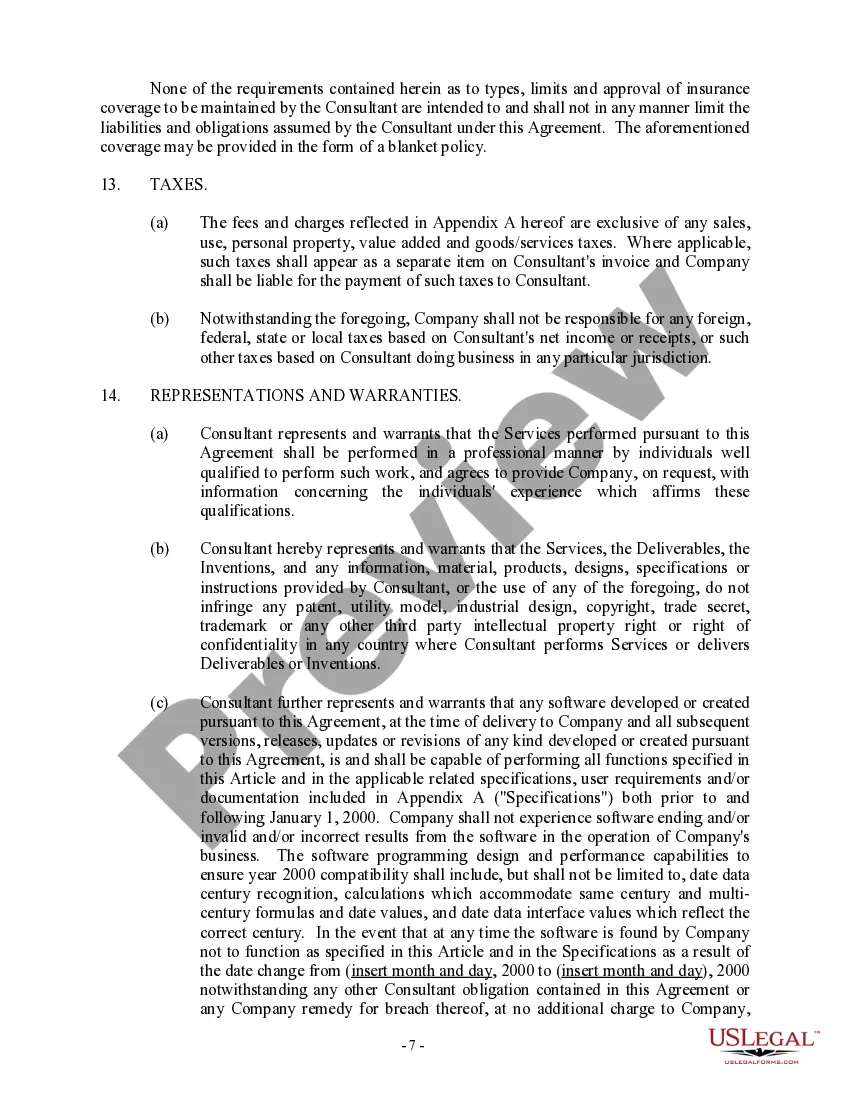 Get Consulting Agreement - Services and Deliverables - Detailed Preview Consulting Agreement - Services and Deliverables - Detailed