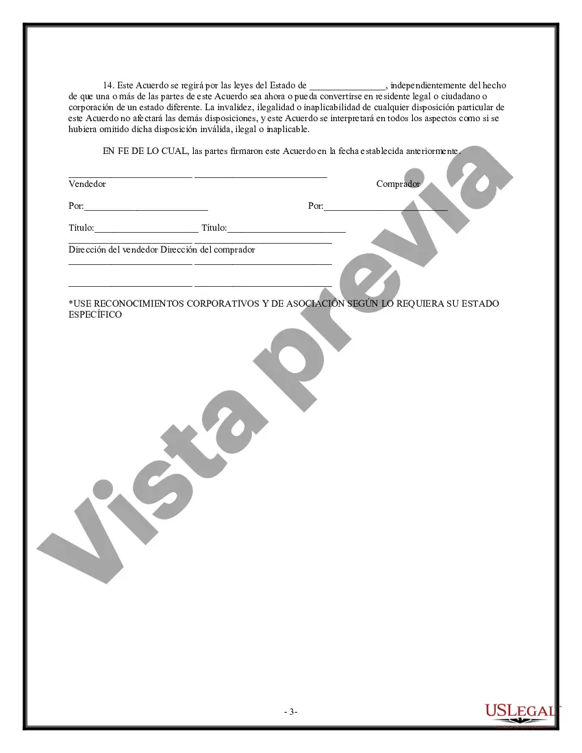 Preview Venta de Sociedad a Corporación