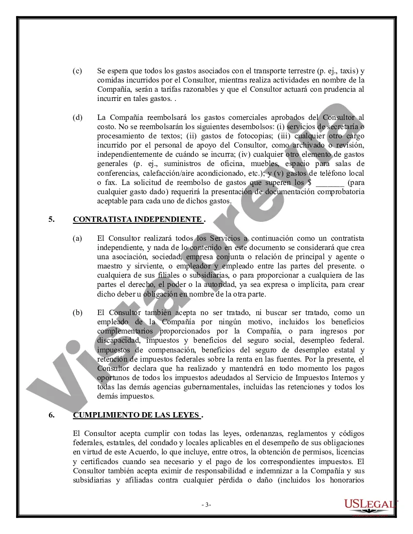 Preview Acuerdo de Consultoría - Tecnologías de la Información - Detallado