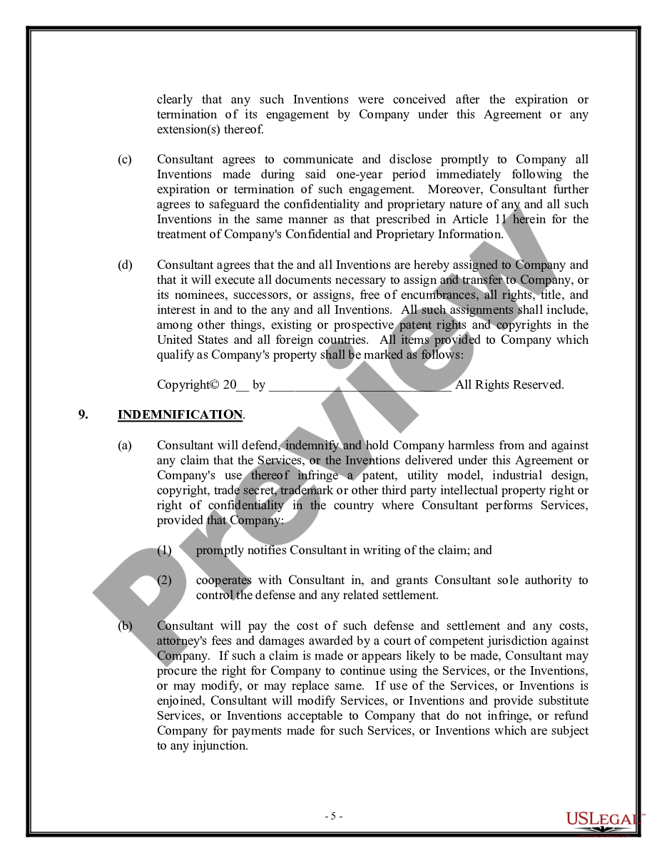 page 4 Consulting Agreement - Information Technology - Detailed preview