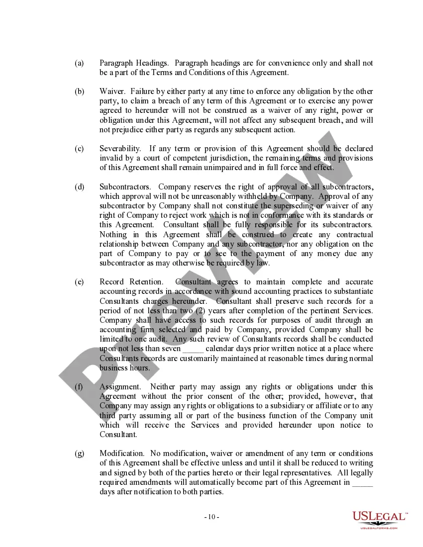 Get Consulting Agreement - Information Technology - Detailed Preview Consulting Agreement - Information Technology - Detailed