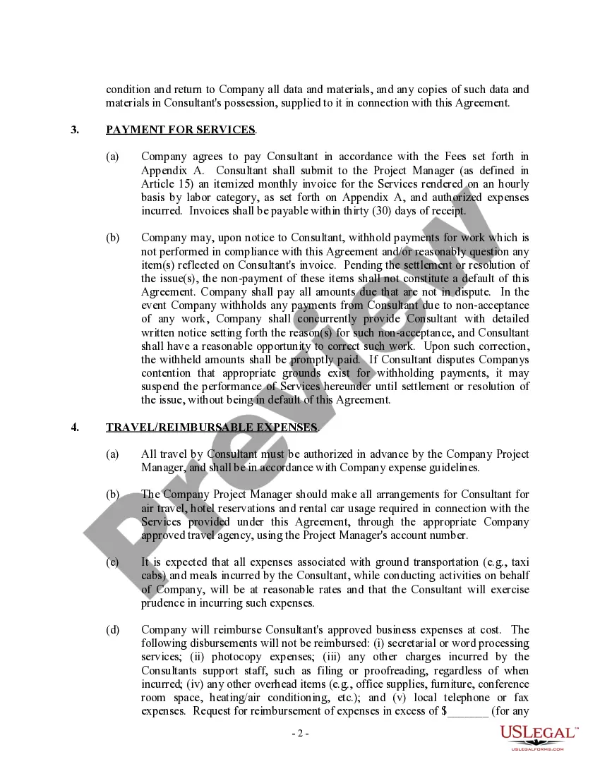 Get Consulting Agreement - Information Technology - Detailed Preview Consulting Agreement - Information Technology - Detailed