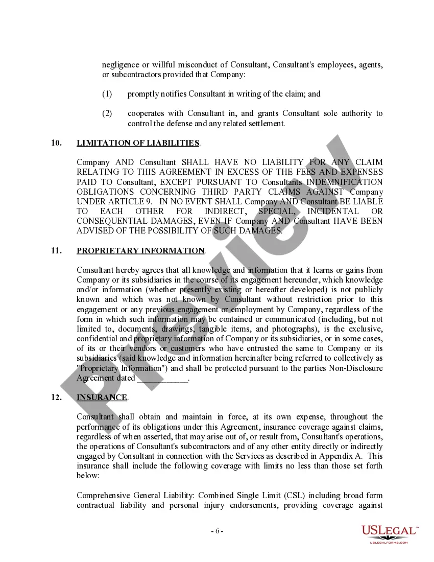 Get Consulting Agreement - Information Technology - Detailed Preview Consulting Agreement - Information Technology - Detailed