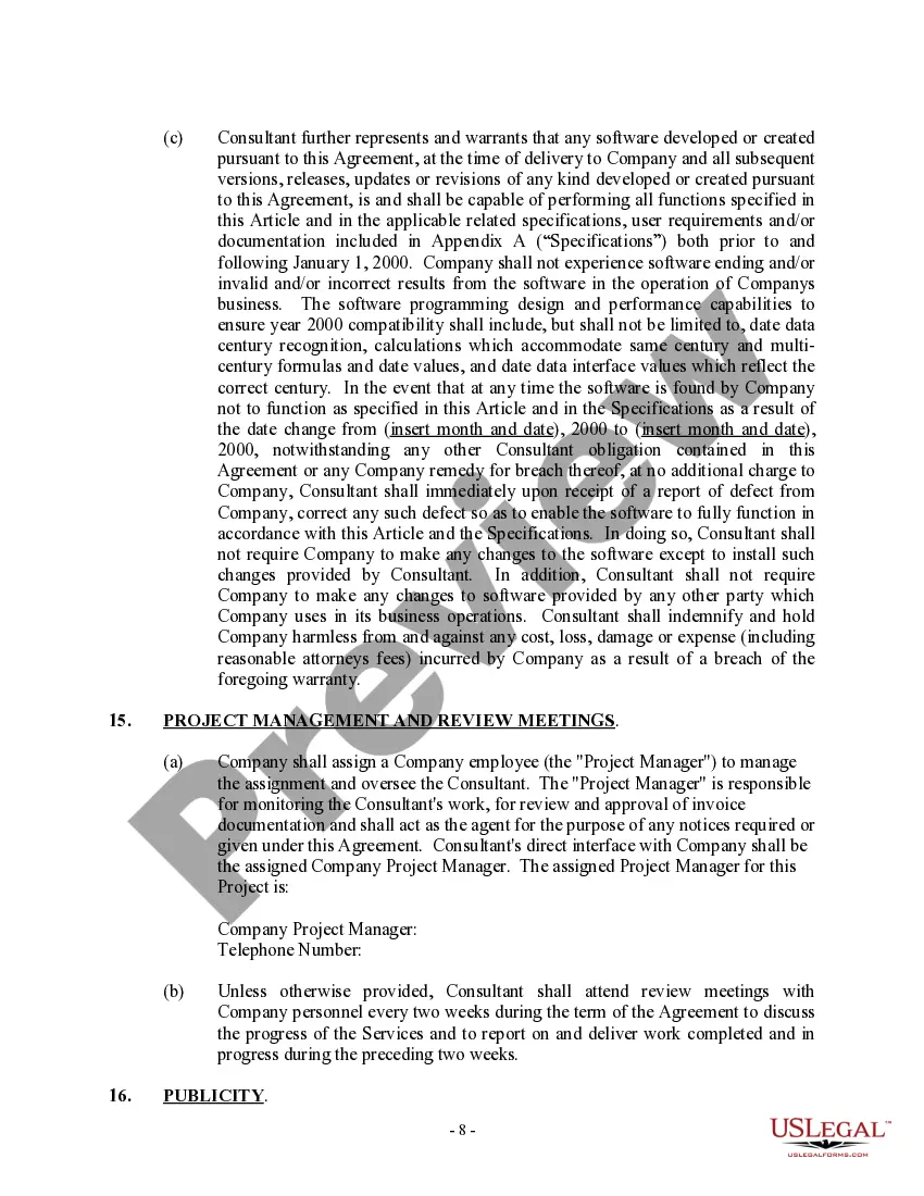 Get Consulting Agreement - Information Technology - Detailed Preview Consulting Agreement - Information Technology - Detailed