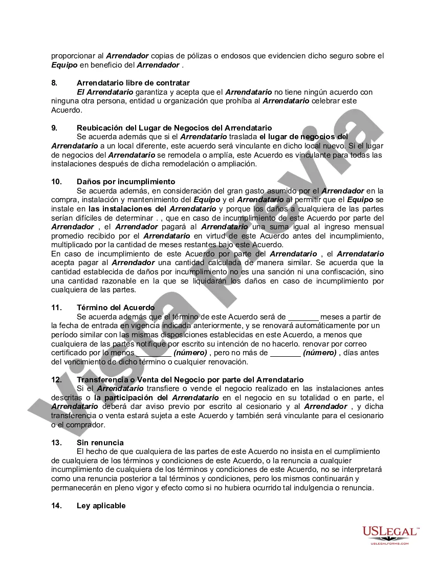 Preview Arrendamiento de dispositivo de juego o entretenimiento