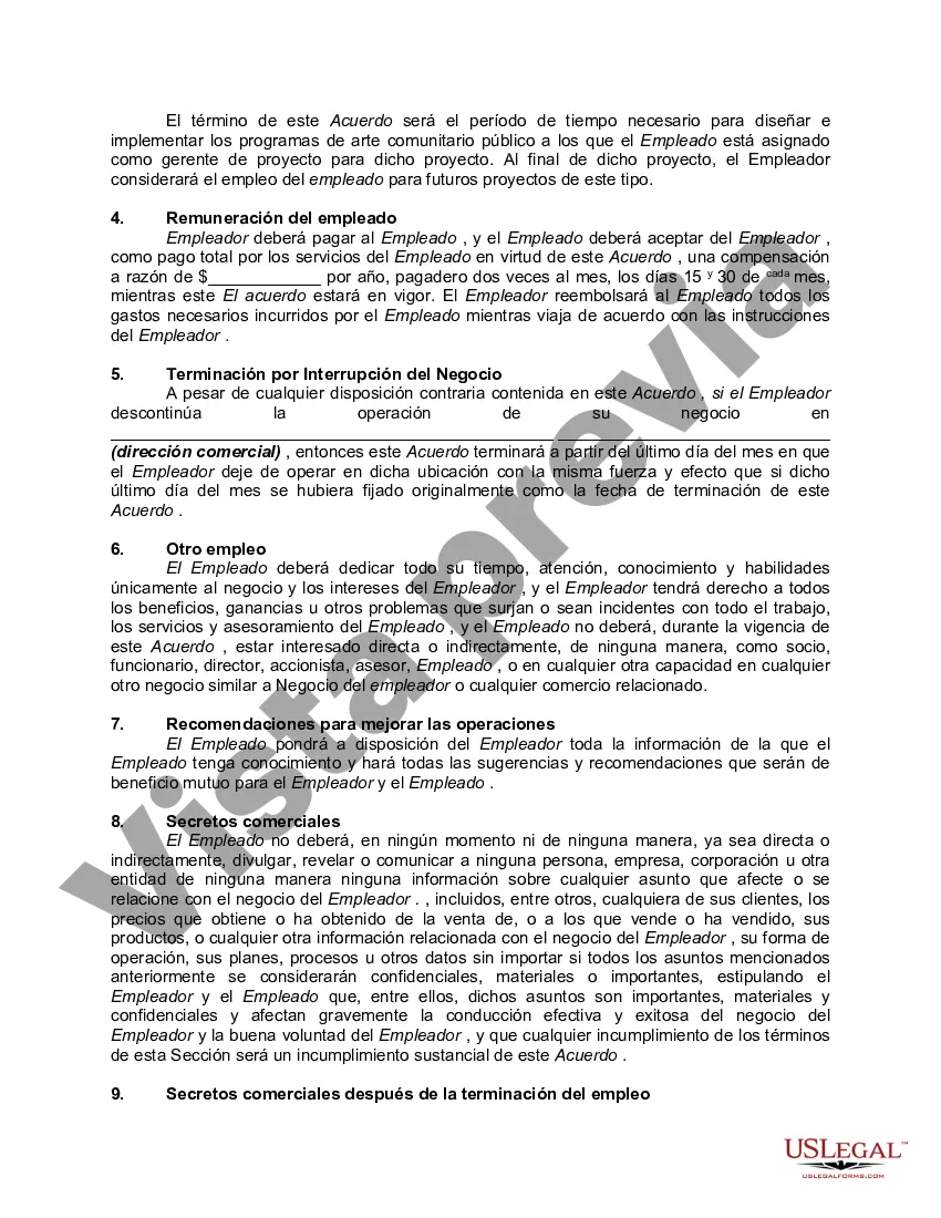 Preview Acuerdo Laboral con Art Consultant
