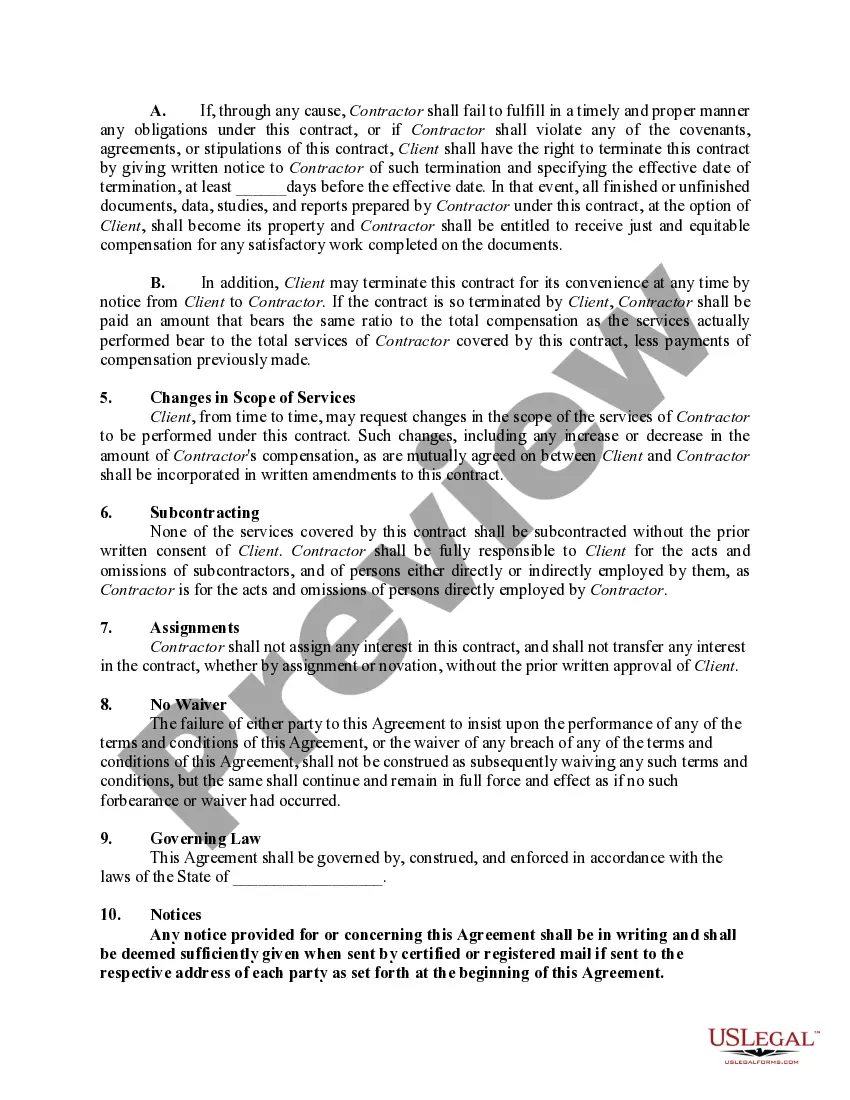Get Agreement for Professional or Technical Services Relating to Planning Preview Agreement for Professional or Technical Services Relating to Planning
