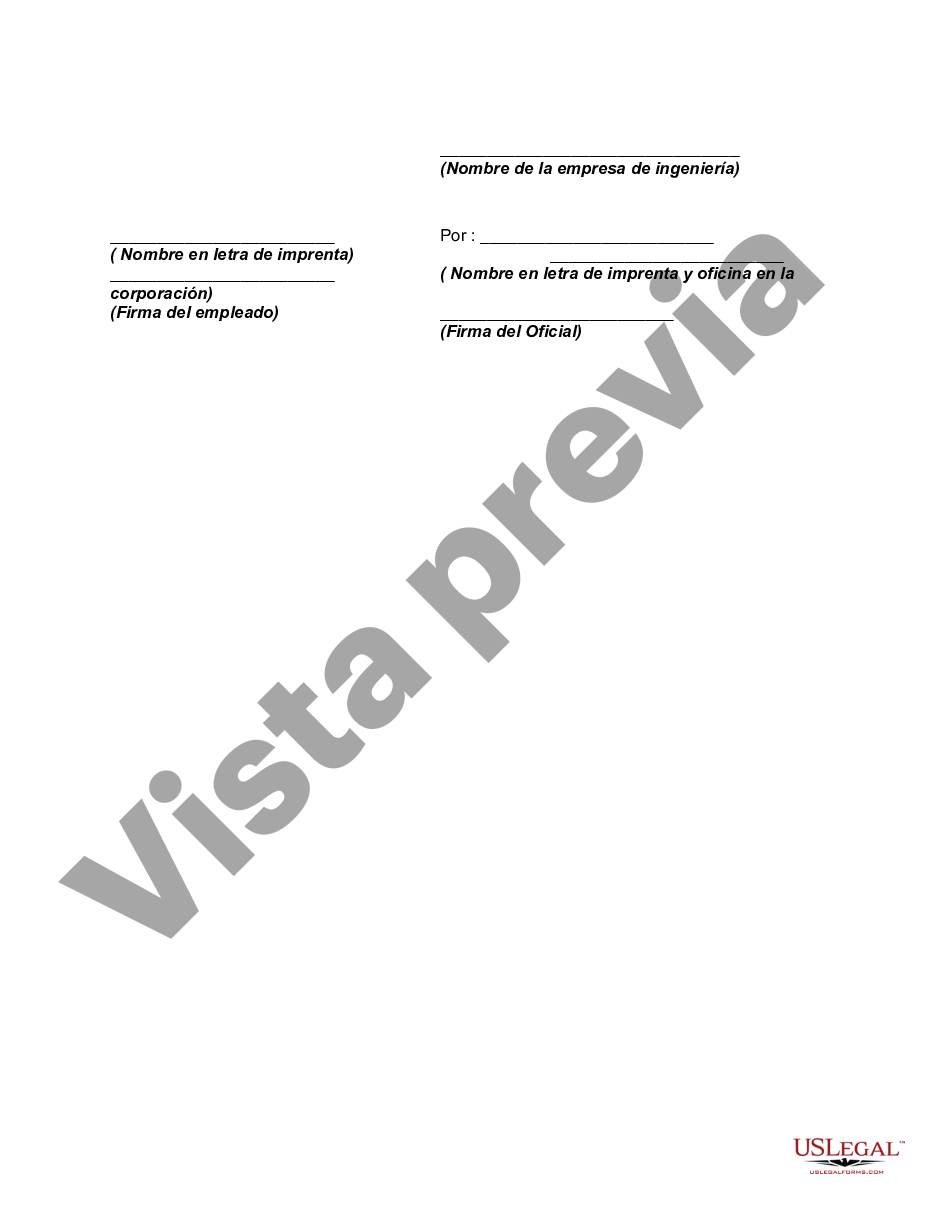 Miami Dade Florida Contrato De Trabajo Entre Empresa De Ingeniería Civil E Ingeniero Civil Us