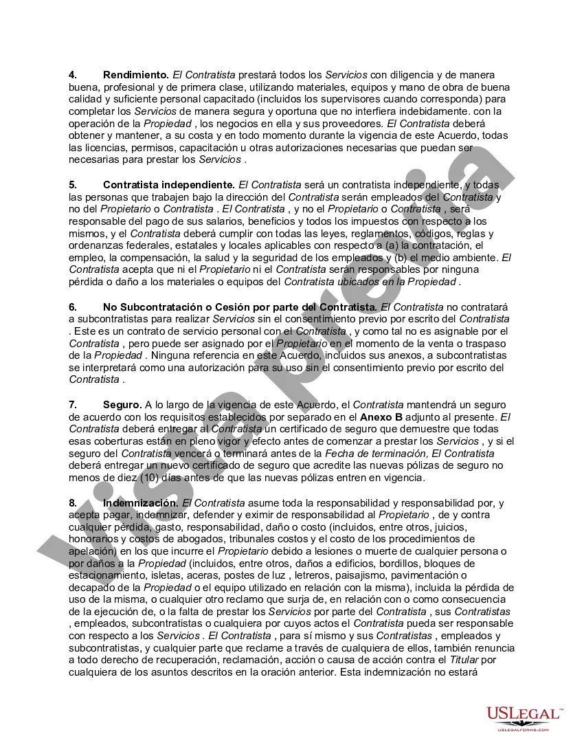 Preview Acuerdo integral de remoción de nieve - Trabajador por cuenta propia