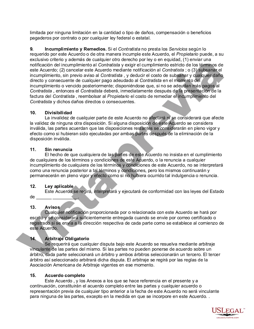 Preview Acuerdo integral de remoción de nieve - Trabajador por cuenta propia