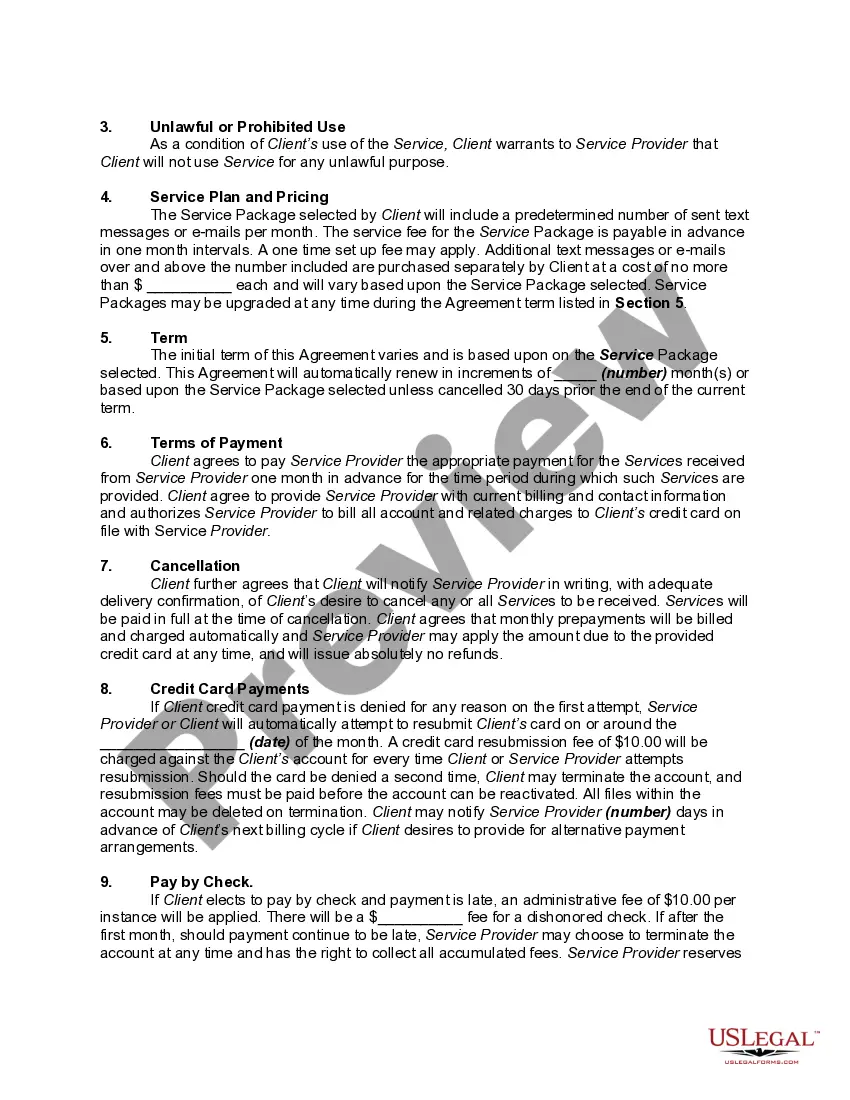 Get Opt-In Text and Email Message - Marketing Consultant Service Agreement Preview Opt-In Text and Email Message - Marketing Consultant Service Agreement