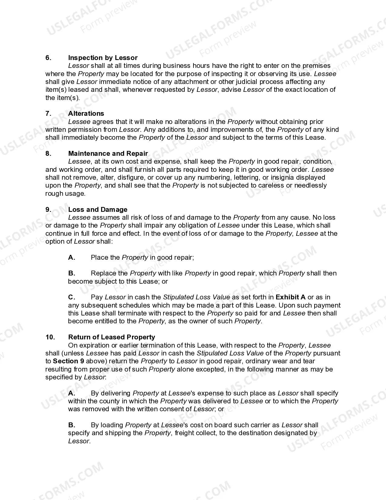 Preview Personal Property Lease or Rental Agreement of Consumer Electronics, Home Appliances and Accessories with Option to Purchase and Own - Lease or Rent to Own