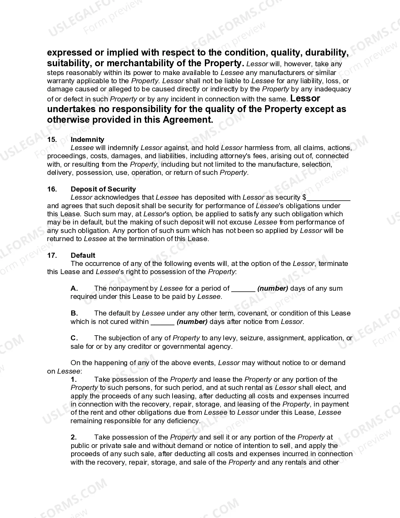 Preview Personal Property Lease or Rental Agreement of Consumer Electronics, Home Appliances and Accessories with Option to Purchase and Own - Lease or Rent to Own